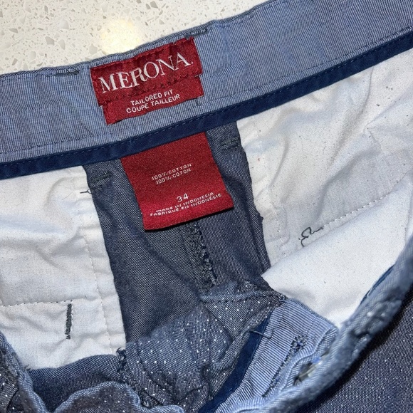 Merona Men's Flat Front Shorts - Picture 2 of 3